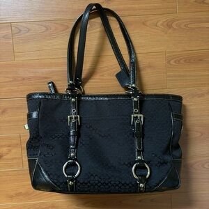 Coach Galley Signature Jacquard Black